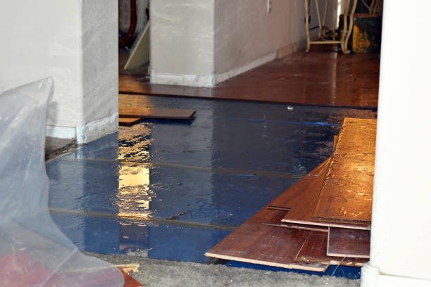 Professional Water Damage Restoration technician working in McGregor, TX